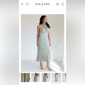 Cooper Dress Park and Fifth - Sage